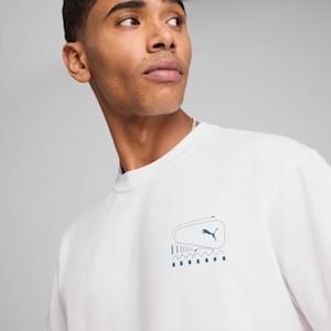 Playera House Of Graphics "What" para hombre, PUMA White, extralarge